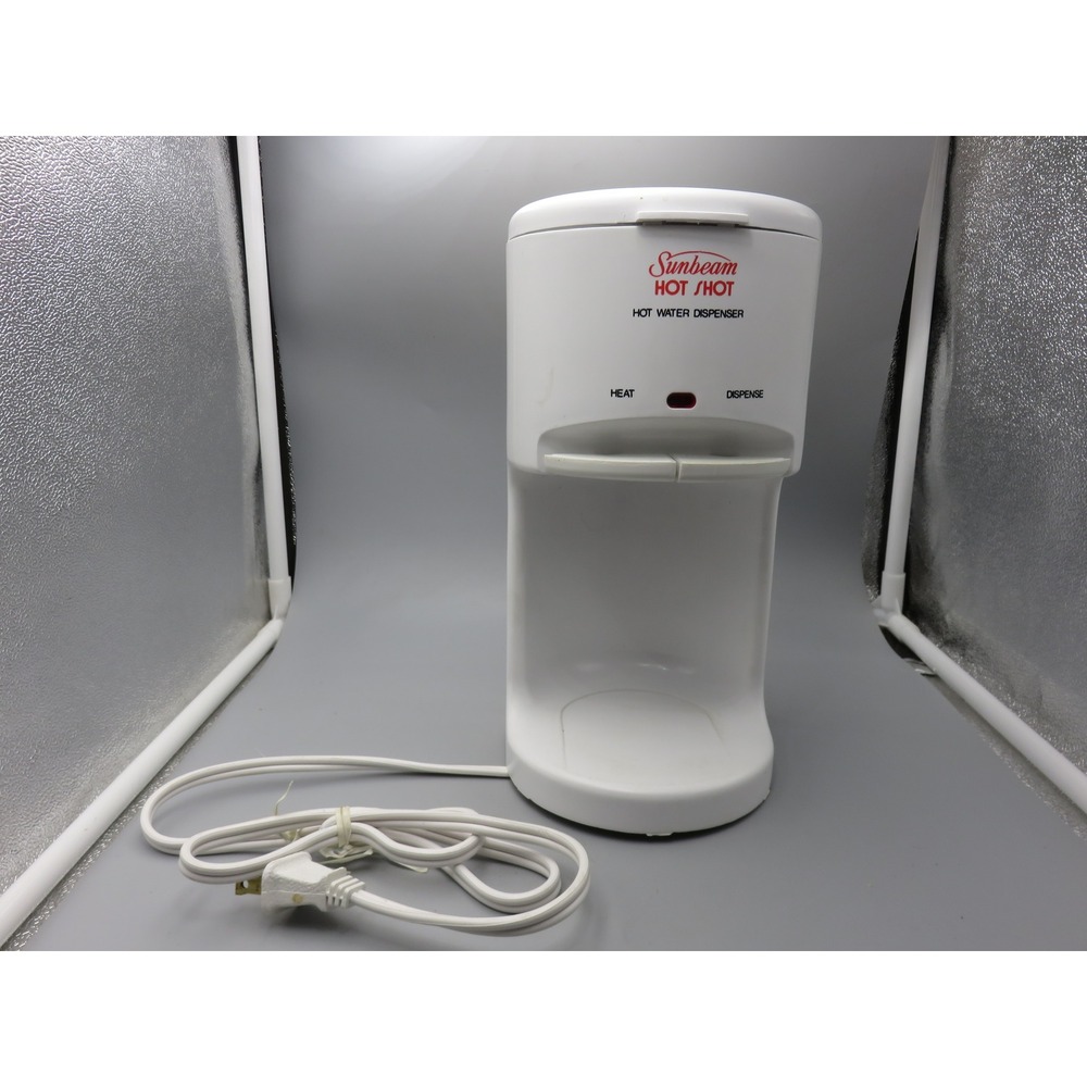 Sunbeam Hot Shot Hot Water Dispenser White Model 3211 16oz 1450W